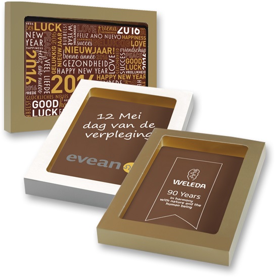 Chocolate tablet | Eco promotional gift